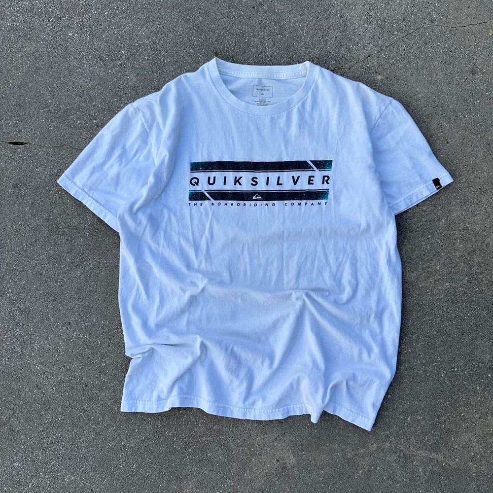 Quiksilver Men's White T-shirt